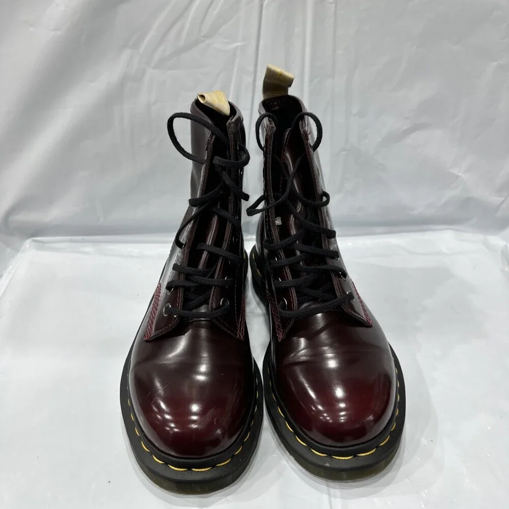 Dr. Martens Jadon 31125201 Boots Unisex M7/W8 Brown Leather Platform EBS1116